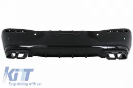 Body Kit suitable for Mercedes-Benz GLC Coupe C254 Sport Line (2022+) GLC63Amg Look Night Package with Bumpers, Grill, Exhaust Tips-image-6318301