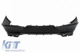 Body Kit suitable for Mercedes-Benz GLC Coupe C254 Sport Line (2022+) GLC63Amg Look Night Package with Bumpers, Grill, Exhaust Tips-image-6318303