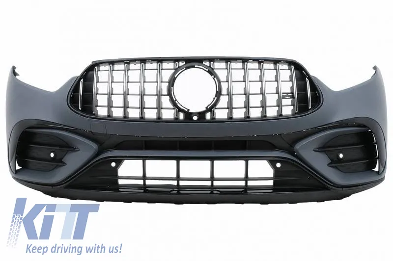 Body Kit suitable for Mercedes-Benz GLC Coupe C254 Sport Line (2022+) GLC63Amg Look Night Package with Bumpers, Grill, Exhaust Tips