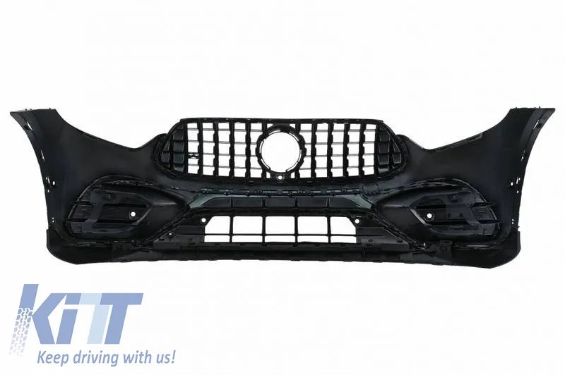 Body Kit suitable for Mercedes-Benz GLC Coupe C254 Sport Line (2022+) GLC63Amg Look Night Package with Bumpers, Grill, Exhaust Tips