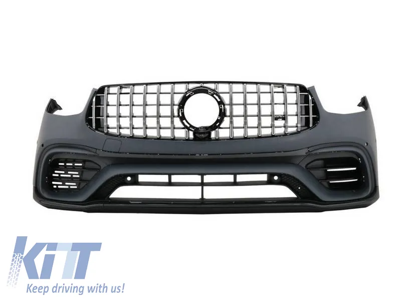 Body Kit suitable for Mercedes-Benz GLC SUV X253 Facelift 2020-2021 A Design Line GLC63sAmg Look With Bumpers, Grill, Exhaust Tips