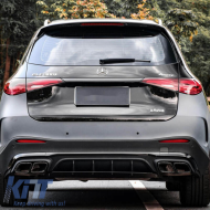 Body Kit suitable for Mercedes-Benz GLC SUV X254 (2022+) GLC63Amg Look Night Package with Bumpers, Grill, Exhaust Tips