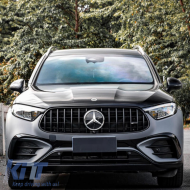 Body Kit suitable for Mercedes-Benz GLC SUV X254 (2022+) GLC63Amg Look Night Package with Bumpers, Grill, Exhaust Tips