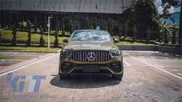 Body kit suitable for Mercedes-Benz GLE Coupe C167 2019-2023 GLE63s A Design Look Black Edition with Grille & Exhaust Tips Black
