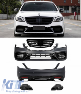 Body Kit suitable for Mercedes-Benz S-Class W222 Facelift 17-20 A Design S63 Look Black Edition - CGRBKM6041695