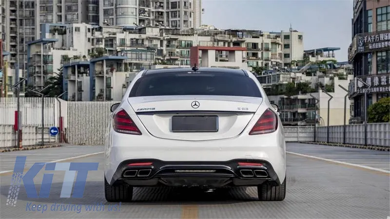 Body Kit suitable for Mercedes-Benz S-Class W222 Facelift 17-20 A Design S63 Look Black Edition