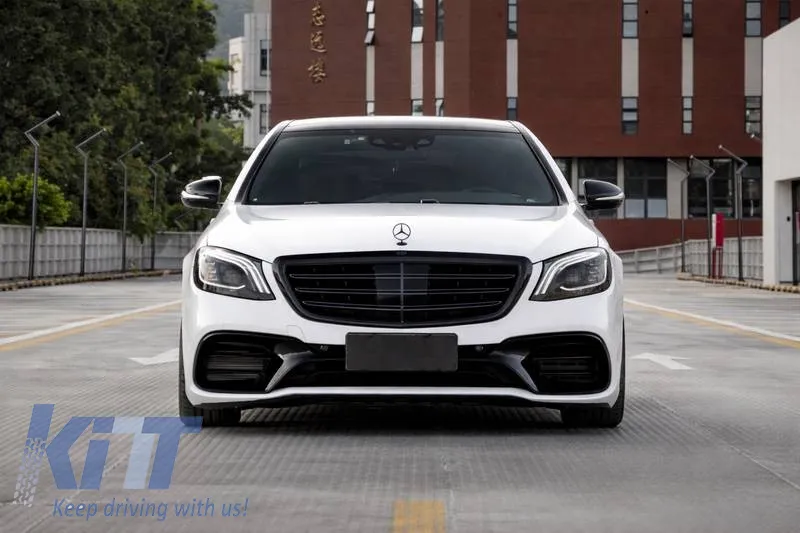 Body Kit suitable for Mercedes-Benz S-Class W222 Facelift 17-20 A Design S63 Look Black Edition