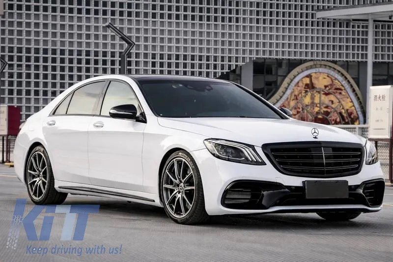 Body Kit suitable for Mercedes-Benz S-Class W222 Facelift 17-20 A Design S63 Look Black Edition