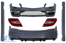 image-53-Body Kit suitable for Mercedes C-Class W204 Facelift (2007-2015) with LED Taillights