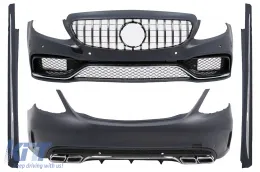 image-47-Body Kit suitable for Mercedes C-Class W205 Sedan (2014-2018) GT-R Design