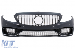 Body Kit suitable for Mercedes C-Class W205 Sedan (2014-2018) GT-R Design-image-6101533