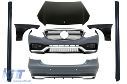 Body Kit suitable for Mercedes E-Class W212 Facelift (2013-2016) E63 Design Side Skirts - CBMBW212FAMGC