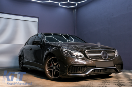 Body Kit suitable for Mercedes E-Class W212 Facelift (2013-2016) E63 Design Side Skirts-image-6088994
