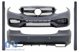 image-43-Body Kit suitable for Mercedes E-Class W212 Facelift (2013-2016) E63 Design Shiny Black Edition