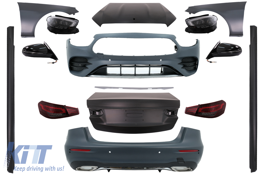 Hood & Fender + Mirrors Kit | MERCEDES BENZ CLA AMG CLA 35 2021 Hood & Fender + Mirrors Kit | MERCEDES BENZ CLA AMG CLA 35 2021