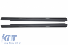 Body Kit suitable for Mercedes E-Class W213 (2016-2019) E63 Design with Exhaust Muffler Tips Black-image-6054565