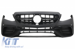 Body Kit suitable for Mercedes E-Class W213 (2016-2019) E63 Design with Exhaust Muffler Tips Chrome-image-6054581