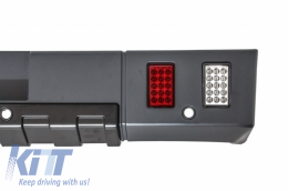 Body Kit suitable for Mercedes G-Class W463 (1989-2017) G63 G65 Design with Fender Flares Wheel Arches and LED DRL Spoiler-image-6060713