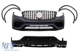 Body Kit suitable for Mercedes GLC Coupe C253 (2015-07.2019) C63 Design - CBMBGLCC253AMG