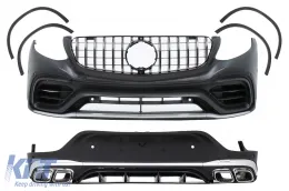 image-12-Body Kit suitable for Mercedes GLC Coupe C253 (2015-07.2019) C63 Design