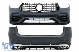 Body Kit suitable for Mercedes GLC SUV Facelift X253 (2020-Up) GLC63 Design Chrome