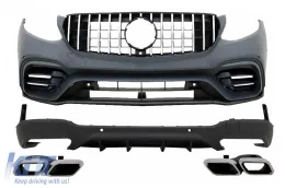 image-35-Body Kit suitable for Mercedes GLC SUV X253 (2015-07.2019) GLC63 Design