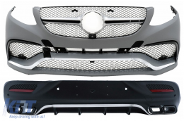 Body Kit suitable for Mercedes GLE Coupe C292 Sport Line (2015-2019) - CBMBGLEC292BCB