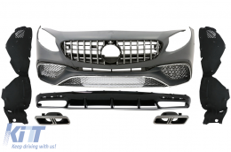 Body Kit suitable for Mercedes S-Class Coupe C217 Sport Line (2015-2021) S65 Design - CBMBC217S63
