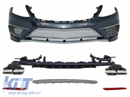 Body Kit suitable for Mercedes S-Class W222 Sport Line Package (2013-06.2017) S63 Design - COCBMBW222AMGSP