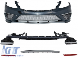 Body Kit suitable for Mercedes S-Class W222 Sport Line Package (2013-06.2017) S65 Design - COCBMBW222AMGSL