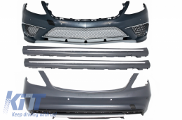 Body Kit suitable for Mercedes S-Class W222 (2013-06.2017) S65 Design - CBMBW222AMGS65