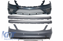 image-10-Body Kit suitable for Mercedes S-Class W222 (2013-06.2017) S65 Design