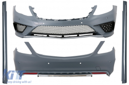 image-22-Body Kit suitable for Mercedes S-Class W222 (2013-06.2017) S63 Design with Side Skirts