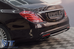 Body Kit suitable for Mercedes S-Class W222 (2013-06.2017) S63 Design with Side Skirts-image-6104034