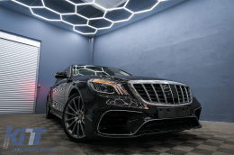 Body Kit suitable for Mercedes S-Class W222 Facelift (2013-08.2020) S63 Design-image-6090162