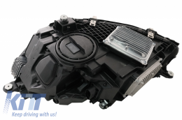 Body Kit suitable for Mercedes S-Class W222 Facelift (2013-06.2017) S63 Look with LED Lights-image-6060075
