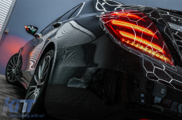 Body Kit suitable for Mercedes S-Class W222 Facelift (2013-06.2017) S63 Design with Headlights Full LED-image-6090155