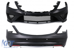 Body Kit suitable for Mercedes S-Class W222 (2013-06.2017) S63 Design Black - CBMBW222AMGS63BB