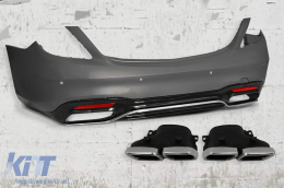 Body Kit suitable for Mercedes S-Class W222 Facelift (2013-08.2020) S63 Design-image-6128144