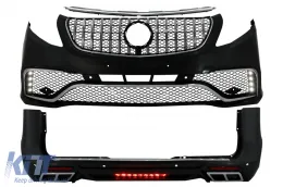 image-62-Body Kit suitable for Mercedes V-Class W447 (2014-Up) with Central Grille and Trunk Foot Plate