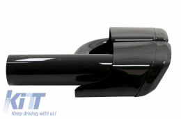 Body Kit suitable for Mercedes W221 S-Class (2005-2011) S63 S65 Design with Front Grille and Exhaust Muffler Tips-image-6063037