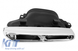 Body Kit suitable for Mercedes W222 S-Class (2013-06.2017) Long Version with Exhaust Muffler Tips S65 Chrome Special Edition-image-6023119