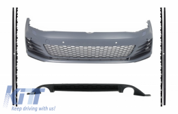 Body Kit suitable for VW Golf 7 VII (2013-2016) GTI Look Side Skirts with Rear Diffuser