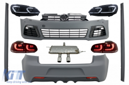 image-51-Body Kit suitable for VW Golf VI 6 MK6 (2008-2013) R20 Design with Exhaust System