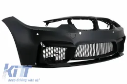 Body Kit szénszálas kipufogóvégekkel és első sárvédőkkel BMW F30 (2011-2019), EVO II M3 CS dizájn, ködlámpa nélkül-image-6059633