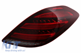 
Body Kit teljes LED hátsó lámpákkal és fekete kipufogóvégekkel Mercedes S-osztály W222 (2013-06.2017) modellekhez, S63 Dizájn-image-6074045