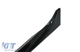 Body Kit Tesla Model 3 (2017-) első lökhárító spoiler, diffúzor és küszöb spoiler, zongoralakk fekete-image-6085212