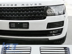 Body Kit Trims & Решетка Pack подходящ за Land Range Rover Vogue IV L405 (2013-2017) Автобиографичен дизайн Черен Santorini Edition-image-6024195