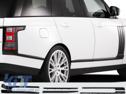 Body Kit Trims & Решетка Pack подходящ за Land Range Rover Vogue IV L405 (2013-2017) Автобиографичен дизайн Черен Santorini Edition-image-6024197