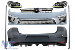 
Body kit VW Golf 7 VII (2012-2017) modellekhez, R400 Dizájn, Első lámpa 3D LED nappali menetfény és futófényes irányjelző-image-6000161